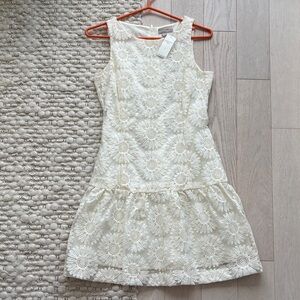 Banana Republic Cream Floral Dress - size 2